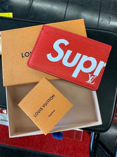 supreme louis vuitton card holder fake|is Louis Vuitton card holder genuine.